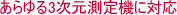 あらゆる3次元測定機に対応